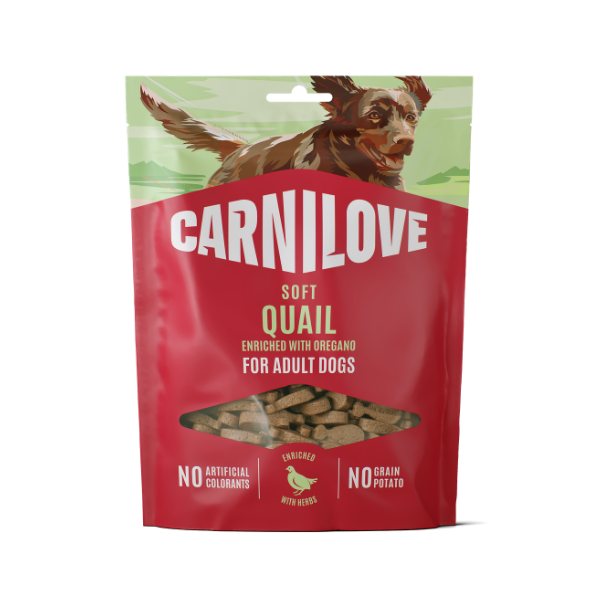 Carnilove Carnilove Quail & Oregano Dog Treats 200g
