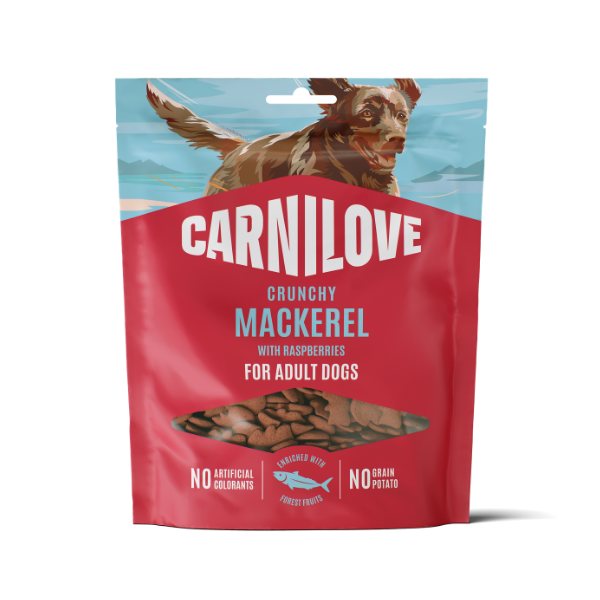 Carnilove Carnilove Mackerel & Raspberries Dog Treats 200g