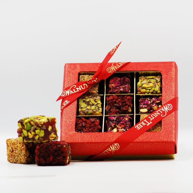 Walnut Tree Turkish Delight 9 Piece Selection Box