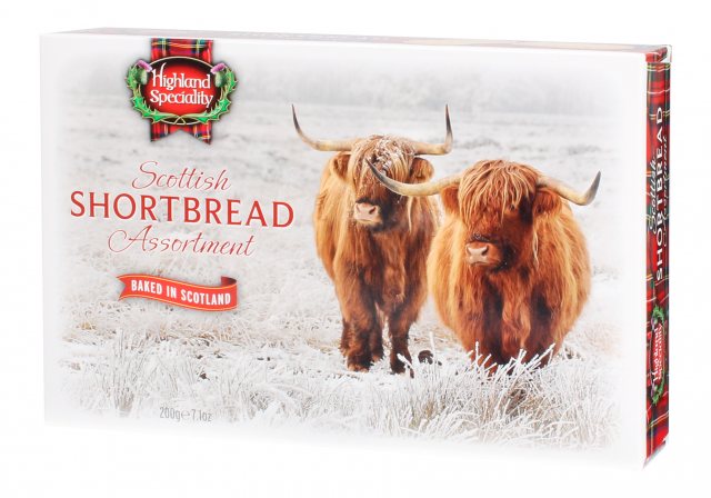 Highland Speciality Assorted Shortbread 200g Highland Cow