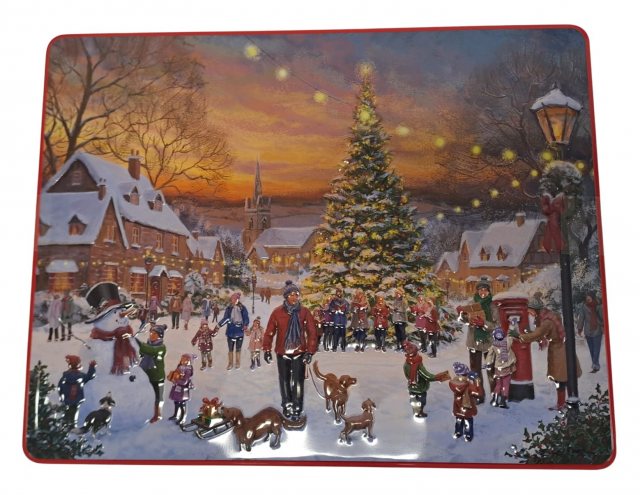 Grandma Wild's Christmas Village Biscuit Tin 600g