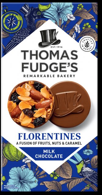 Thomas Fudge's Milk Chocolate Florentines 114g