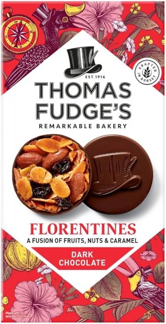 Thomas Fudge's Dark Chocolate Florentines 114g