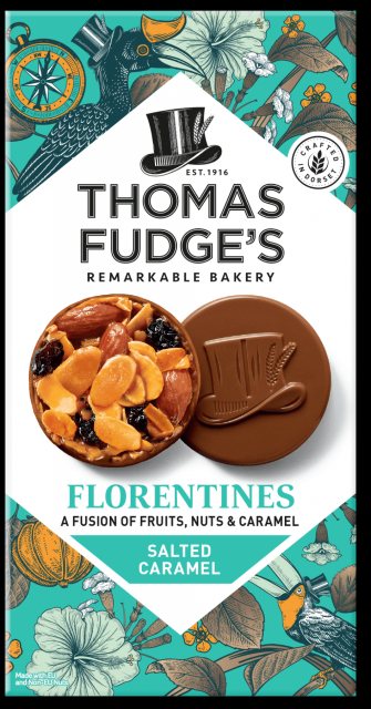 Thomas Fudge's Salted Caramel Florentines 114g