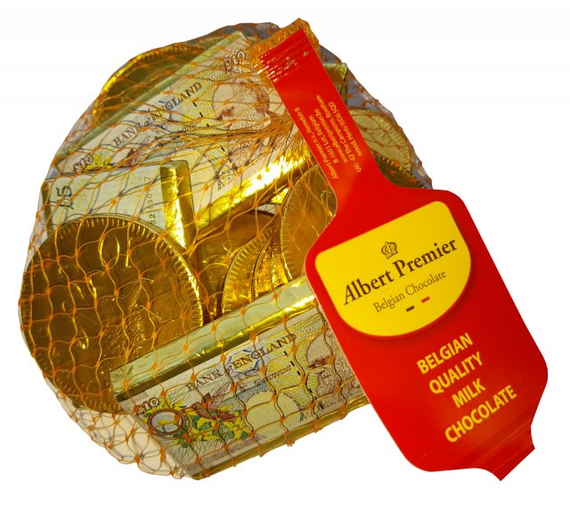 Albert Chocolate Gold Coins and Notes 180g