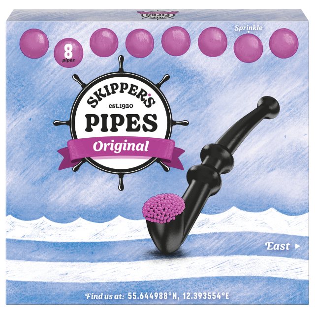 Skippers Liquorice Pipes Original 136g