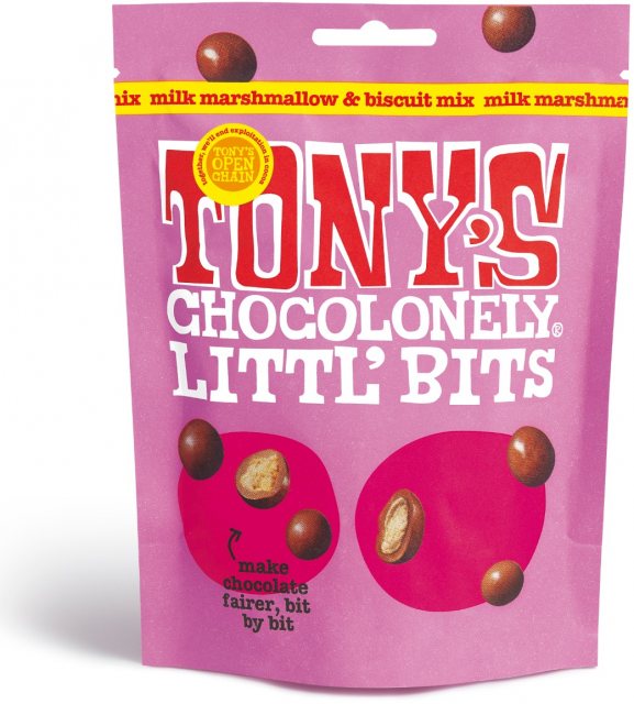 Tony's Chocoloney Milk Marshmallow & Biscuit Littl' Bits Mix 100g