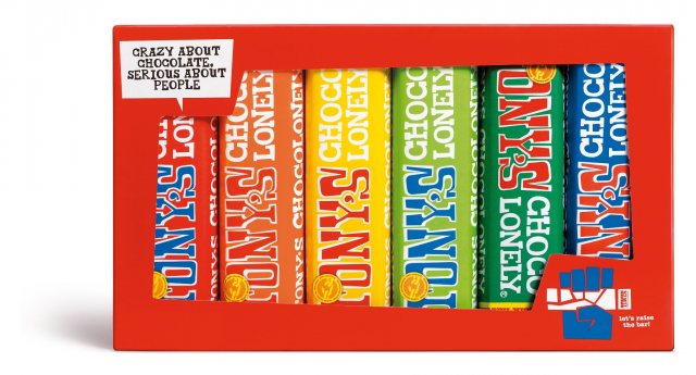 Tony's Chocoloney Rainbow Minis 6 Pack