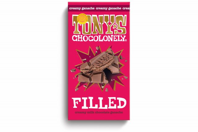 Tony's Chocoloney Milk Ganache Cookie Crunch Chocolate Bar 127g