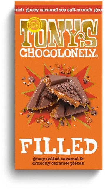 Tony's Chocoloney Gooey Salted Caramel Crunch Bar 127g