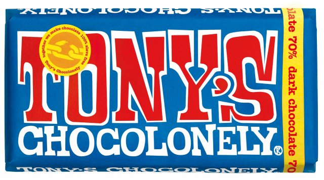 Tony's Chocoloney 70% Dark Chocolate Bar 180g