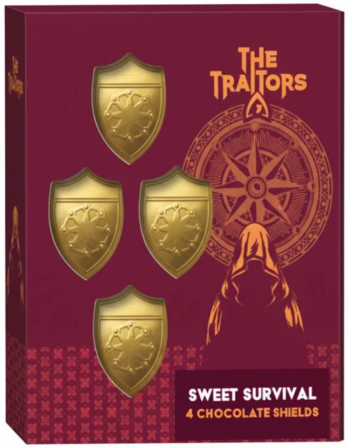 The Traitors Chocolate Shields 4 Pack