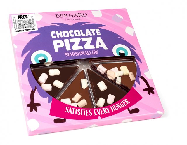 Bernard Chocolatier Marshmallow Chocolate Pizza 105g