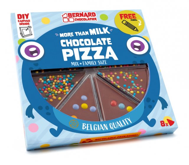 Bernard Chocolatier Milk Chocolate Pizza 105g