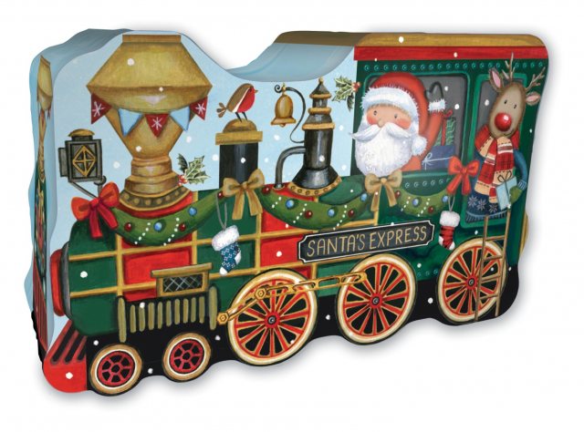 Santa's Express Train Biscuit Tin 150g