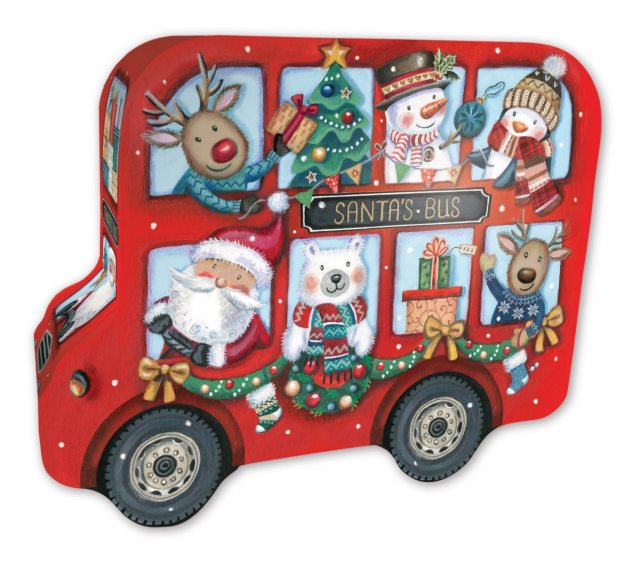 Santa's Bus Biscuit Tin 200g