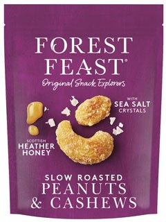 Forest Feast Heather Honey Roasted Cashews & Peanuts 120g