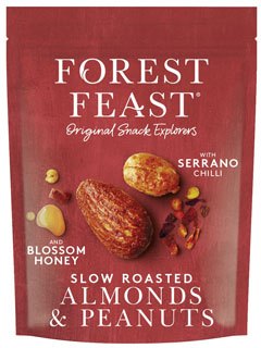 Forest Feast Honey & Chilli Almonds & Peanuts 120g