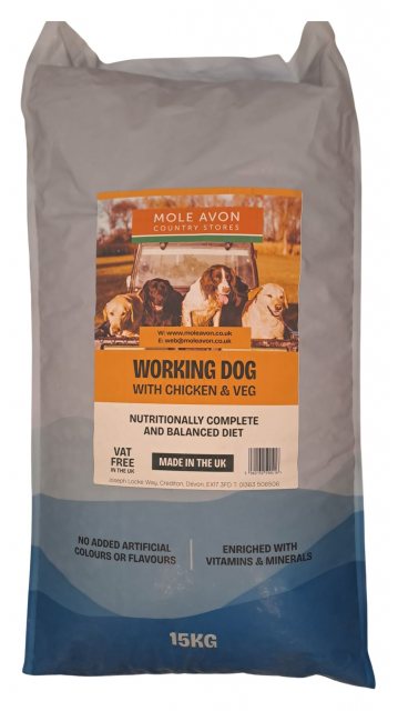 MOLEAVON Mole Avon Working Chicken & Vegetable Dog Food 15kg