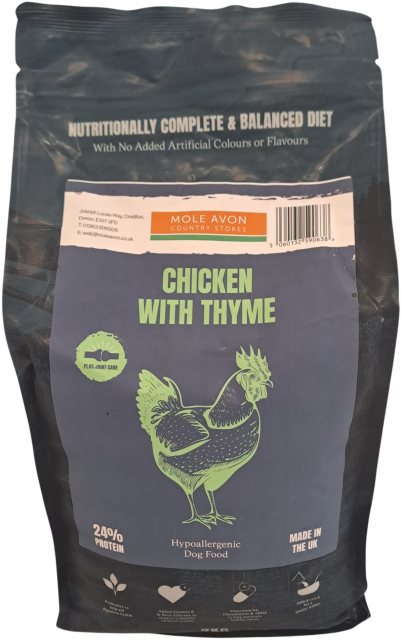 MOLEAVON Mole Avon Adult Chicken & Thyme Dog Food With Joint Care