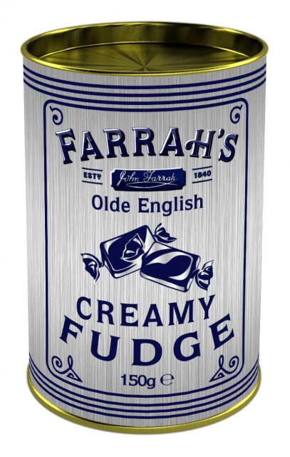 Farrah's Olde English Creamy Fudge Drum 125g