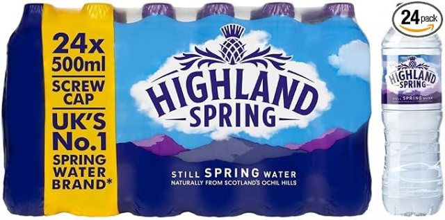 Highland Spring Water 500ml 24 Pack