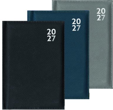 JADE Premium Desk Diary Week to View A4 2027 Assorted