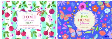 JADE Cherry & Butterfly Family Planner 2027 Assorted