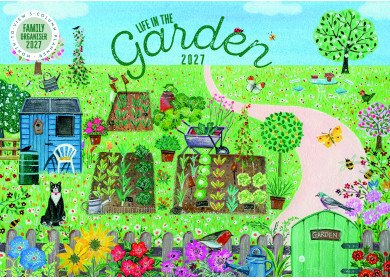 JADE Life in the Garden Month to View Family Organiser A4 2027