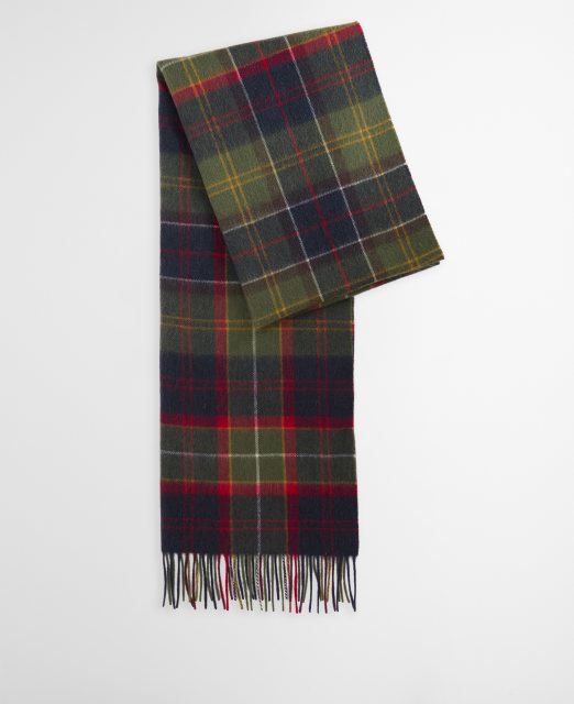 Barbour Barbour Brack Patchwork Scarf Red Tartan