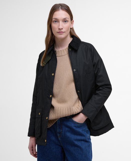 Barbour Barbour Acorn Wax Jacket Black