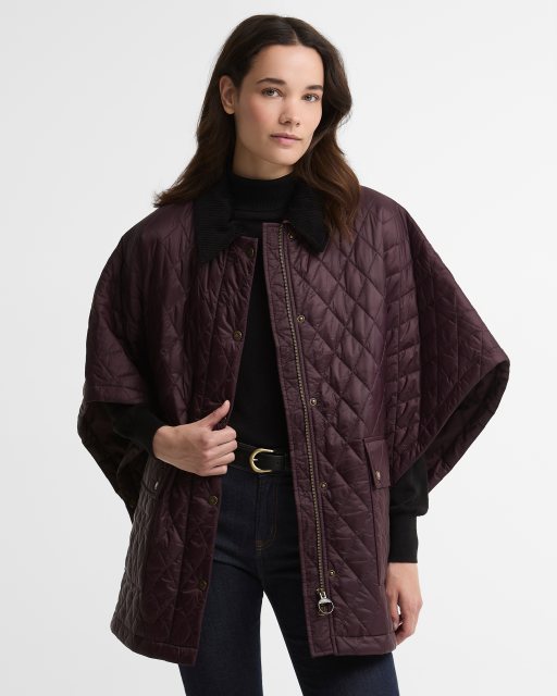 Barbour Barbour Mildred Quilt Cape Fig