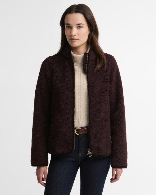 Barbour Barbour Laven Zip Up Fleece Fig
