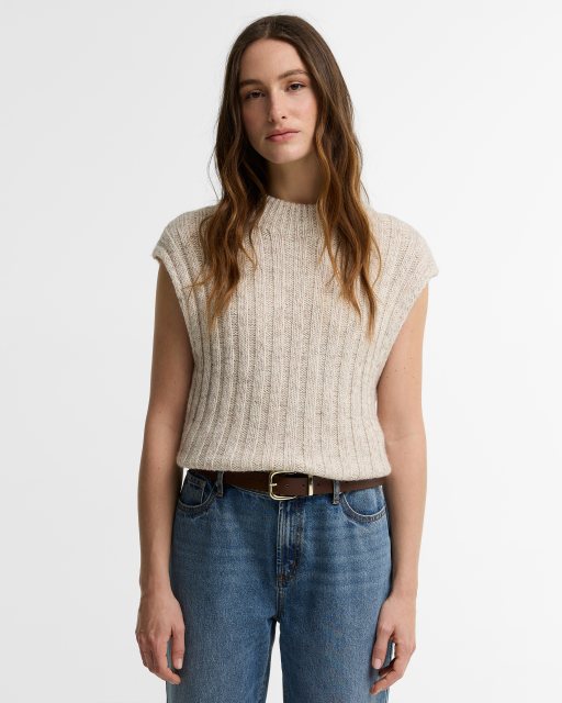 Barbour Barbour Anastasia Knitted Vest Cloud
