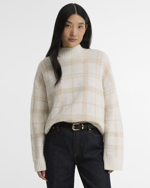 Barbour Barbour Delilah Knitted Jumper Cloud