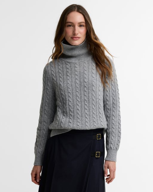 Barbour Barbour Ambleside Knitted Jumper Grey Marl
