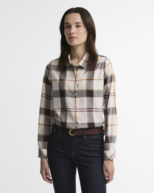 Barbour Barbour Moorland Shirt Ecru Tartan
