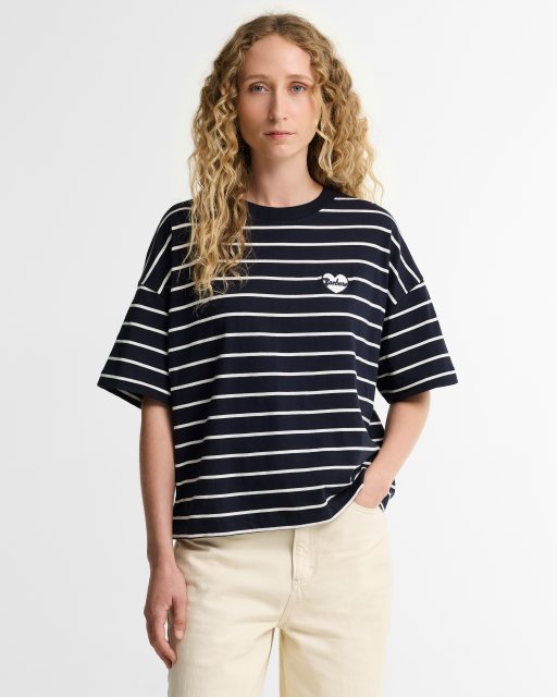 Barbour Barbour Ambleside Striped Top Navy/Cloud