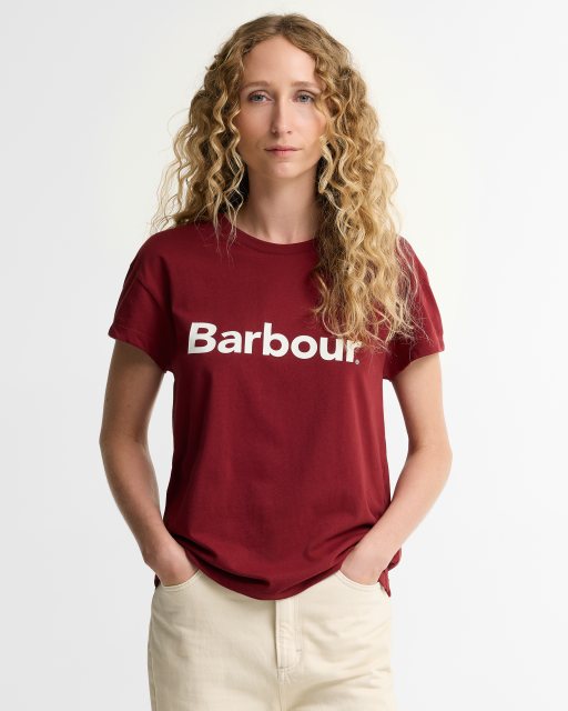 Barbour Barbour Hartland T-Shirt Cranberry