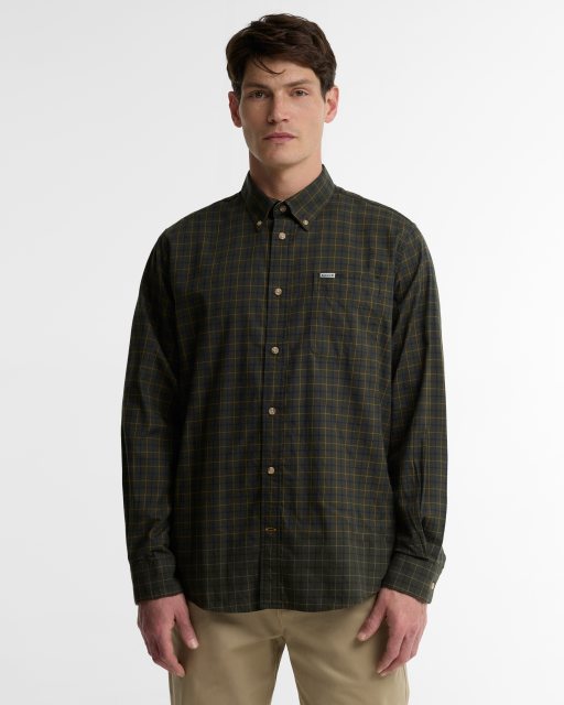 Barbour Barbour Bank Tattersall Shirt Olive