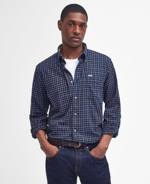 Barbour Barbour Bank Tattersall Shirt Navy