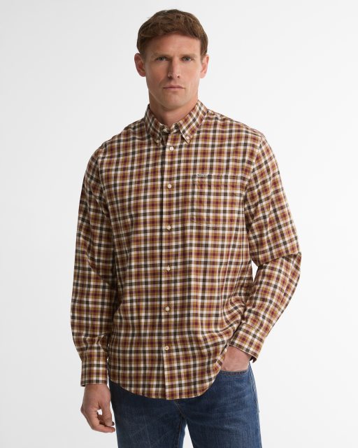 Barbour Barbour Fallowlane Regular Fit Shirt Olive Check