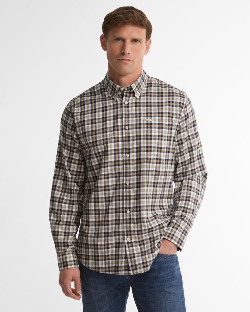 Barbour Barbour Fallowlane Regular Fit Shirt Navy Check