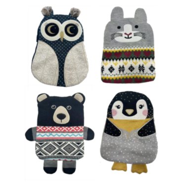 LIFE Life Healthcare Knitted Character Hot Water Bottle Assorted