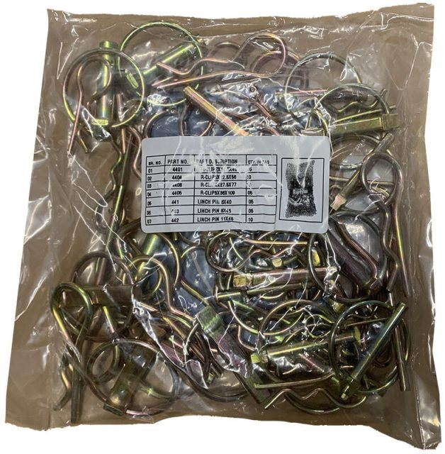 Gwaza Gwaza Linch Pins x20 & R Clips x30