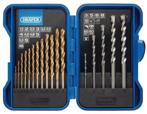 Draper Draper Metric Combi HSS & Masonry Drill Bit Set