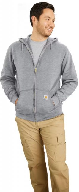 Carhartt Carhartt Maquette Full Zip Sweatshirt Heather Grey