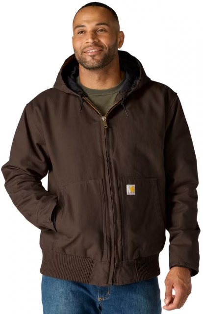 Carhartt Carhartt Washed Duck Active Jacket Dark Brown