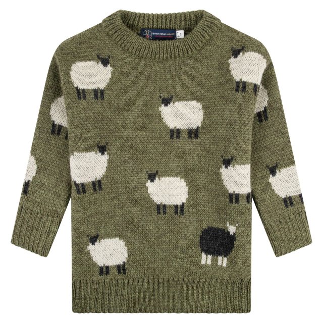 J M Cooper JM Cooper Kid's Black Sheep Jumper