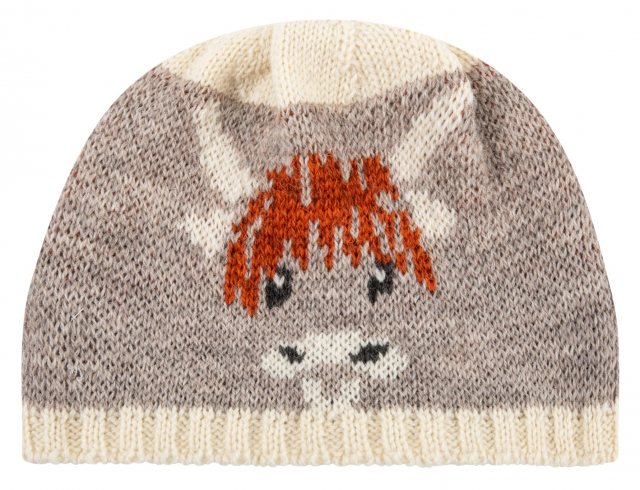 J M Cooper JM Cooper Highland Cow Hat Ecru